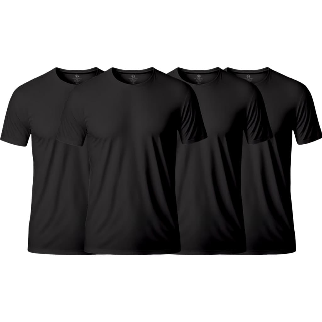 Kit 4 Camisas Camisetas Lisas SB Masculina 100% Algodão Fio 30.1 P ao GG e Plus Size G1 ao G9