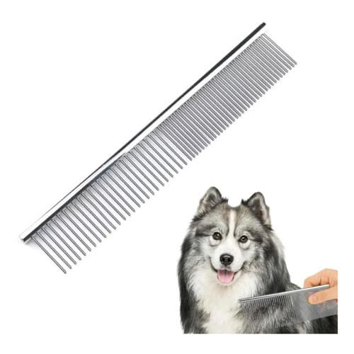 Escova Pente de Ferro resistente profissional Escova pet para pelos de cães cachorros gatos