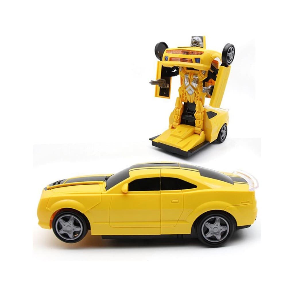 Camaro Transformer Carrinho Brinquedo Vira Robo