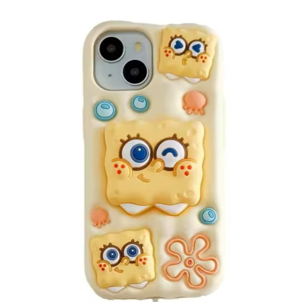Capa Capinha Bob Esponja C/PoP Para Iphone 11 A 16