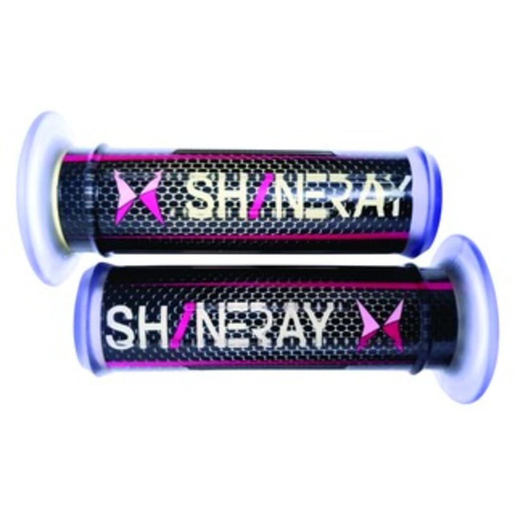Manopla Punho Luva Para Moto Esportiva Custom Shineray Rosa Gel Gráfica Macia.