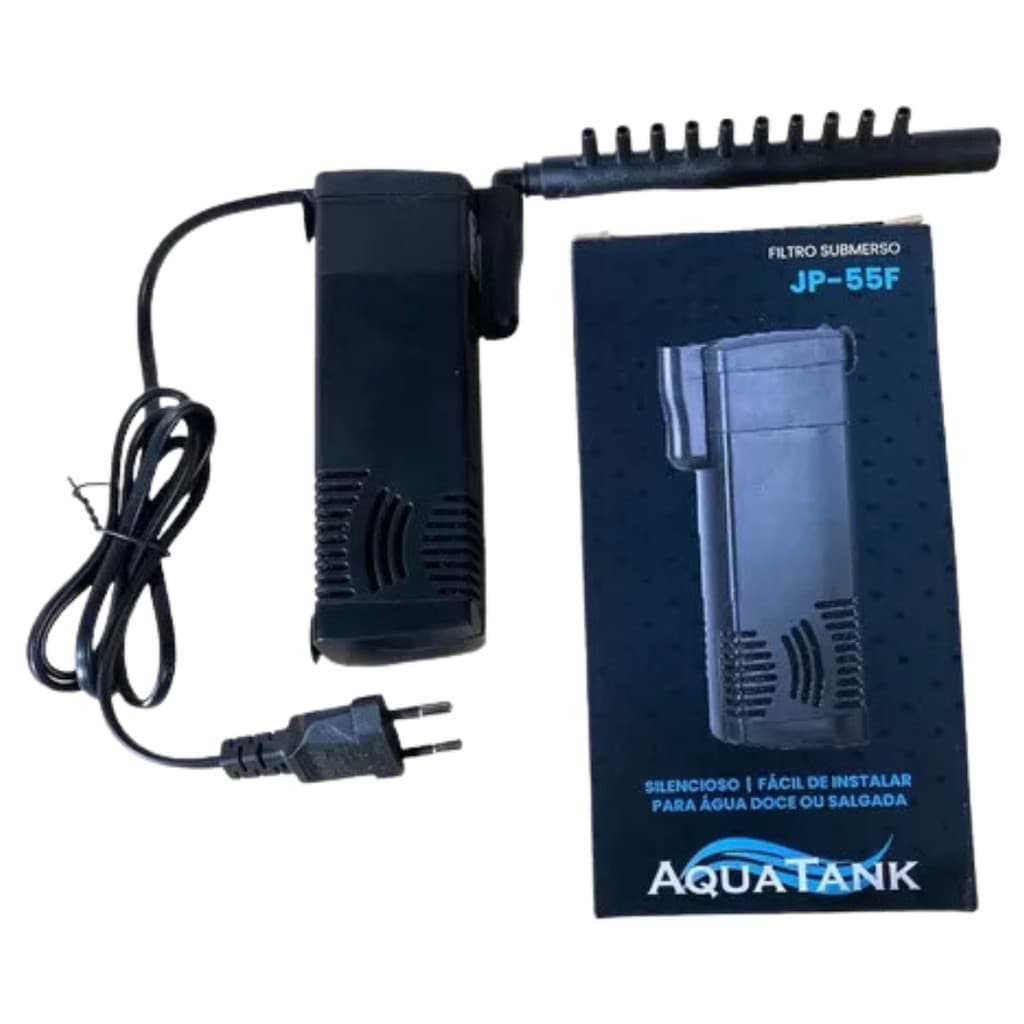 Filtro Interno Com Bomba Aquatank Jp-55 F 550l/h