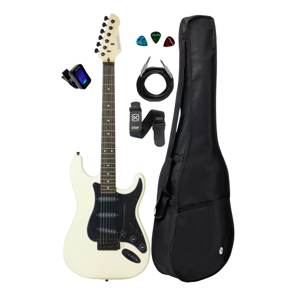 Guitarra Strinberg Rockwave Rw50 Iv Kit Capa Cabo Full