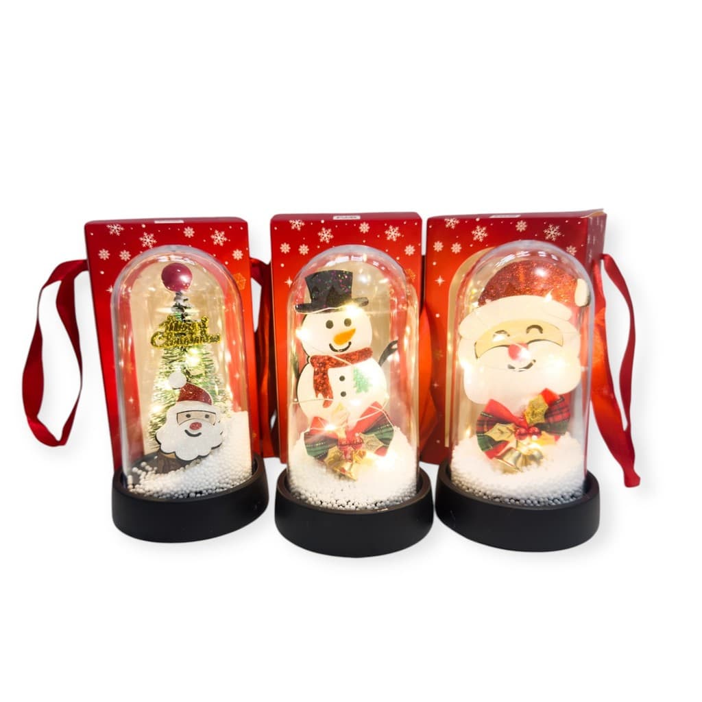 Luminaria Mesa Enfeite Natal Boneco De Neve Led - Presente