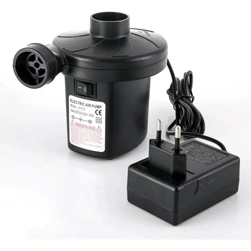 INFLADOR COMPRESSOR TRIVOLT PORTÁTIL ENCHE BEXIGA E COLCHÃO