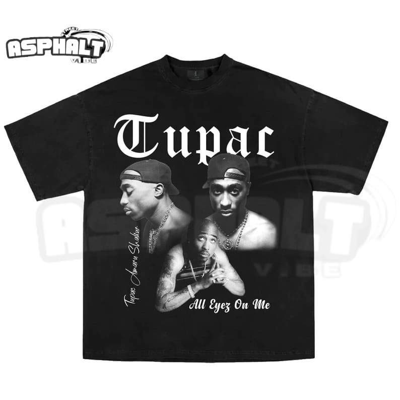 Camisa Camisa Camisa Streetwear Tupac 2pac Hip Hop Premium - Camiseta 100% Algodão Fio 30.1 - Envio Mais Rápido