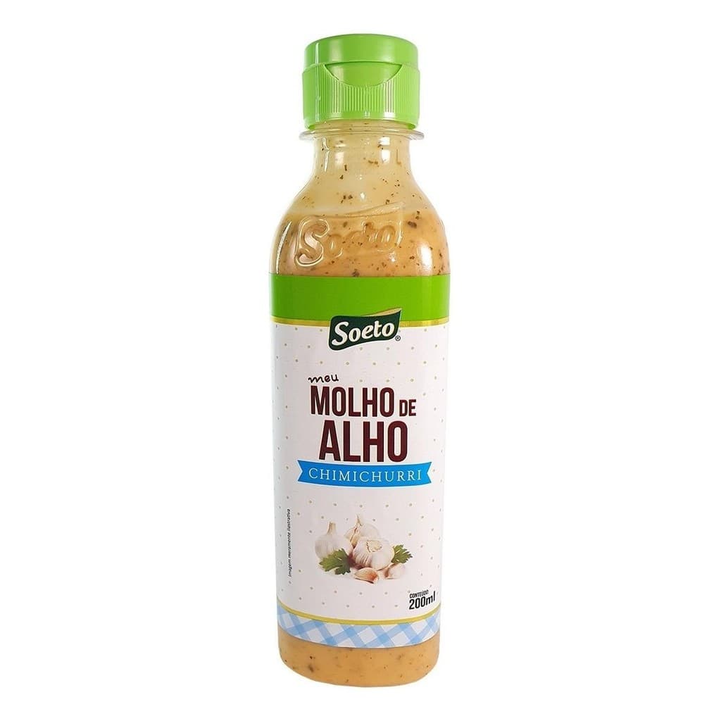 Molho de Alho Chimichurri 200ml Soeto Alimentos