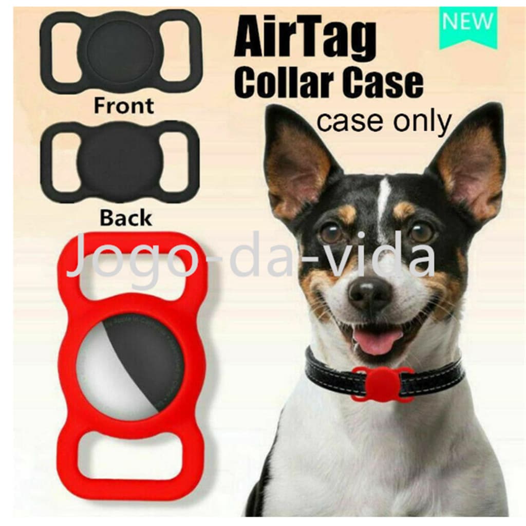 case capa capinha para airtags para pet cachorro gato de silicone