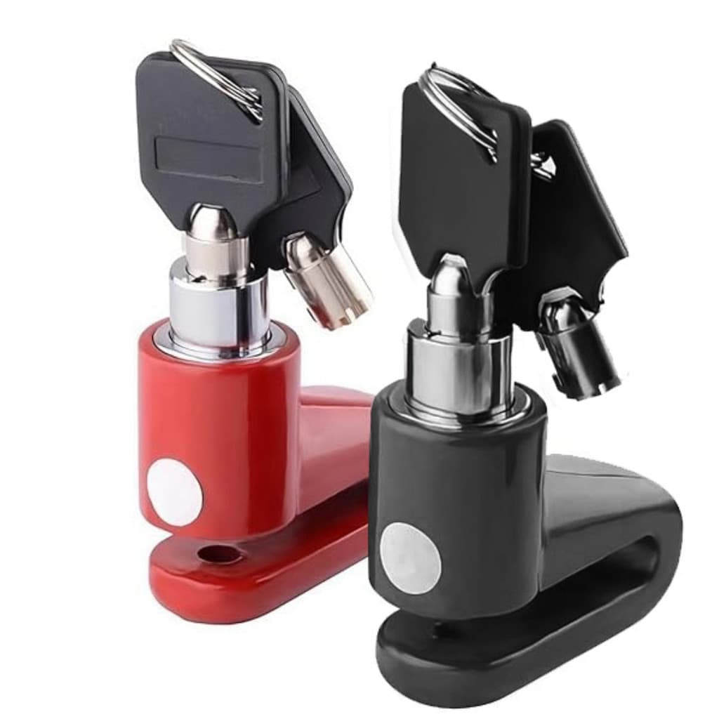 Cadeado para Moto Trava Disco Segura Antifurto Bike Universal Aço Resistente Segurança