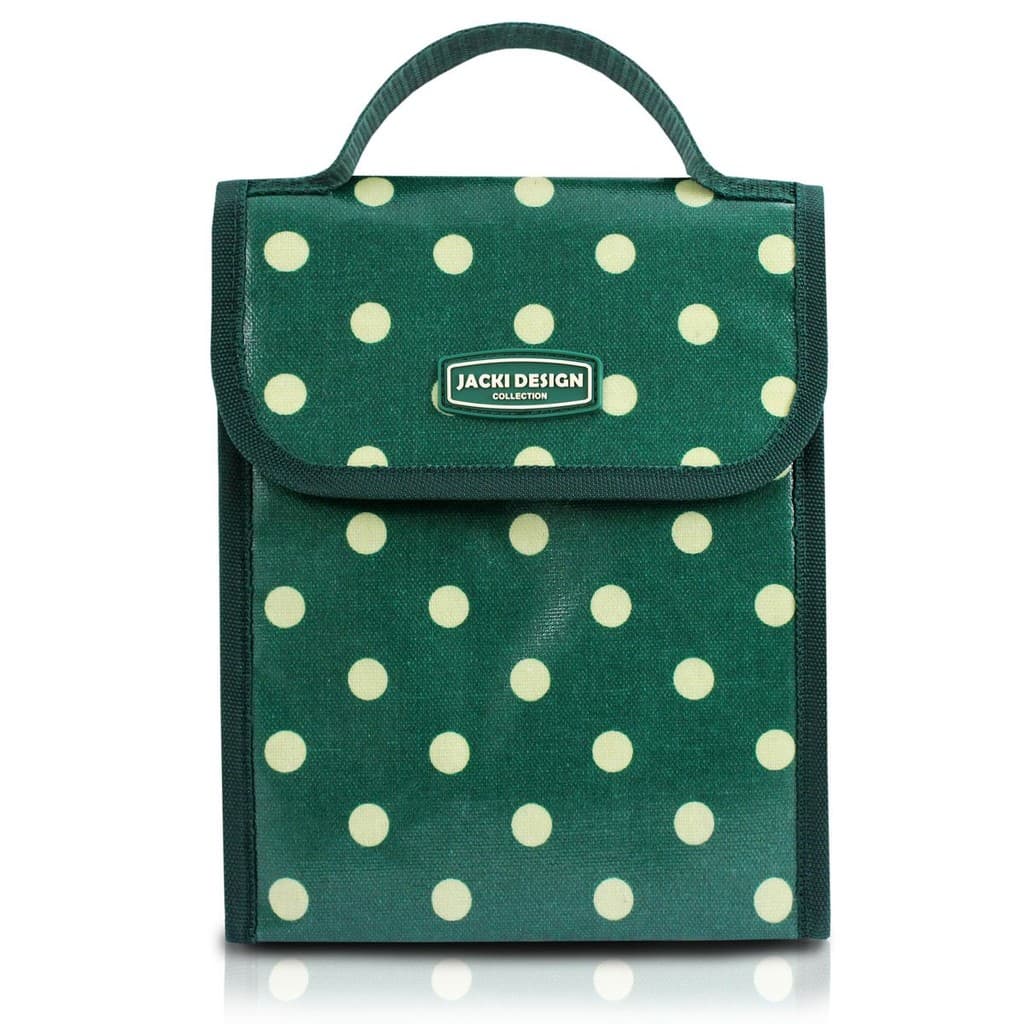 Bolsa Térmica Look Bolinha  Com Velcro Jacki Design