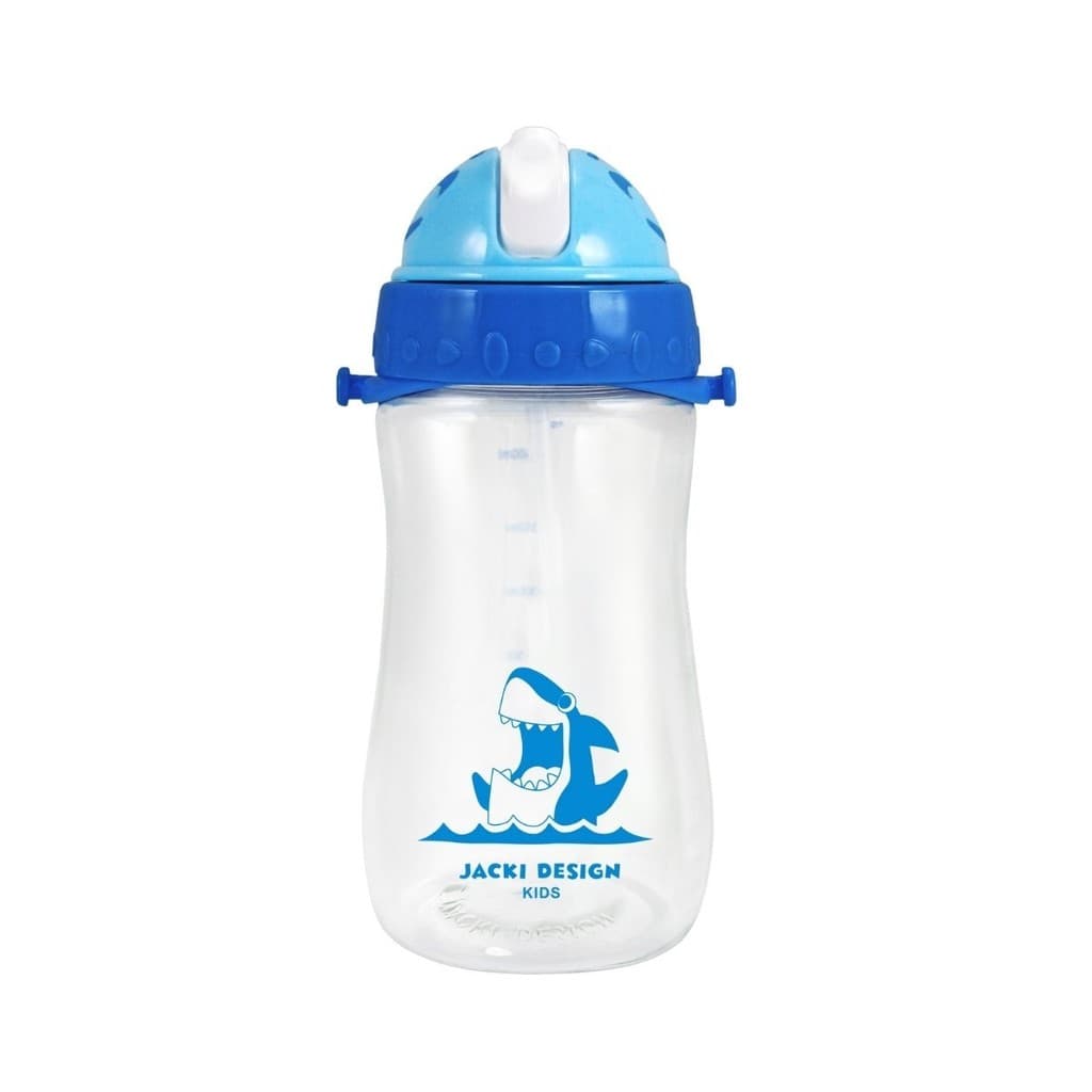 Garrafa Azul com Canudo Infantil 460ml Pimpolho