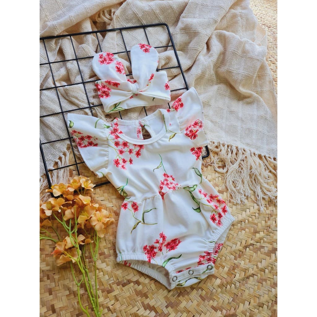Body Romper Frufru Florido