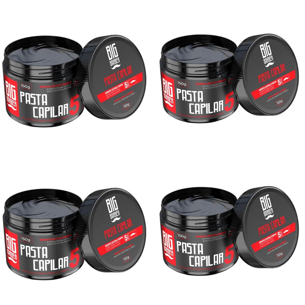 kit 4 Cera Pasta Capilar Cera 150g Level 5 Efeito Brilho Alta Fixação