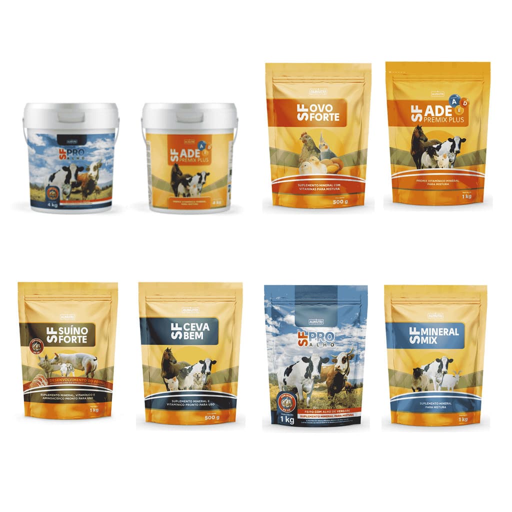 Linha Superfos Suplementos Alinutri Suplemento Mineral para Equinos, Muares, Bovinos