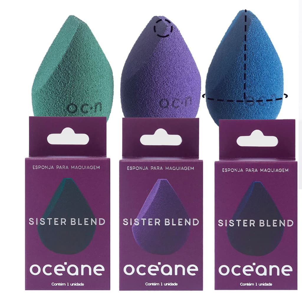 Esponja Maquiagem Sister Blend Oceane