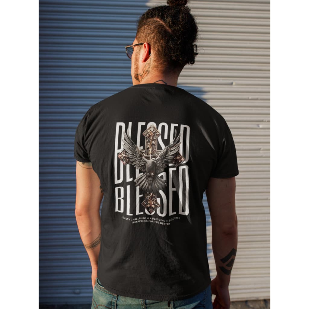 Camiseta Blessed StreetWear 100% Algodão Varias Cores Alta Qualidade