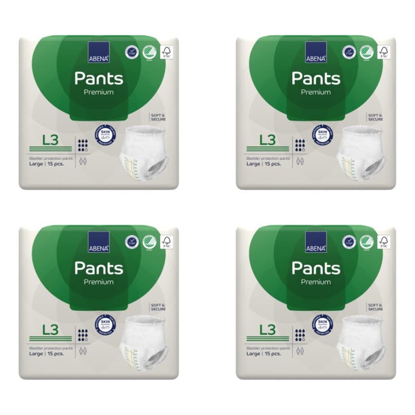Fralda Roupa Íntima Abena Abri Flex Premium L3 (4 Pcts)