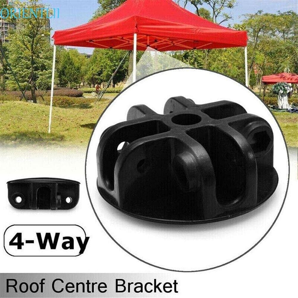 Conector ORIENTLII Centro De Tenda Gazebo Preto Suporte Central De Telhado De 4 Vias Prático E De Alta Qualidade