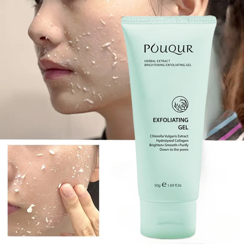 Gel esfoliante hidratante suave esfoliante limpeza profunda delicada pele corpo inteiro disponível