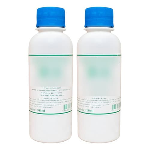 2 Cloretos De Cálcio Líquido 200ml Para Fazer Queijo Caseiro