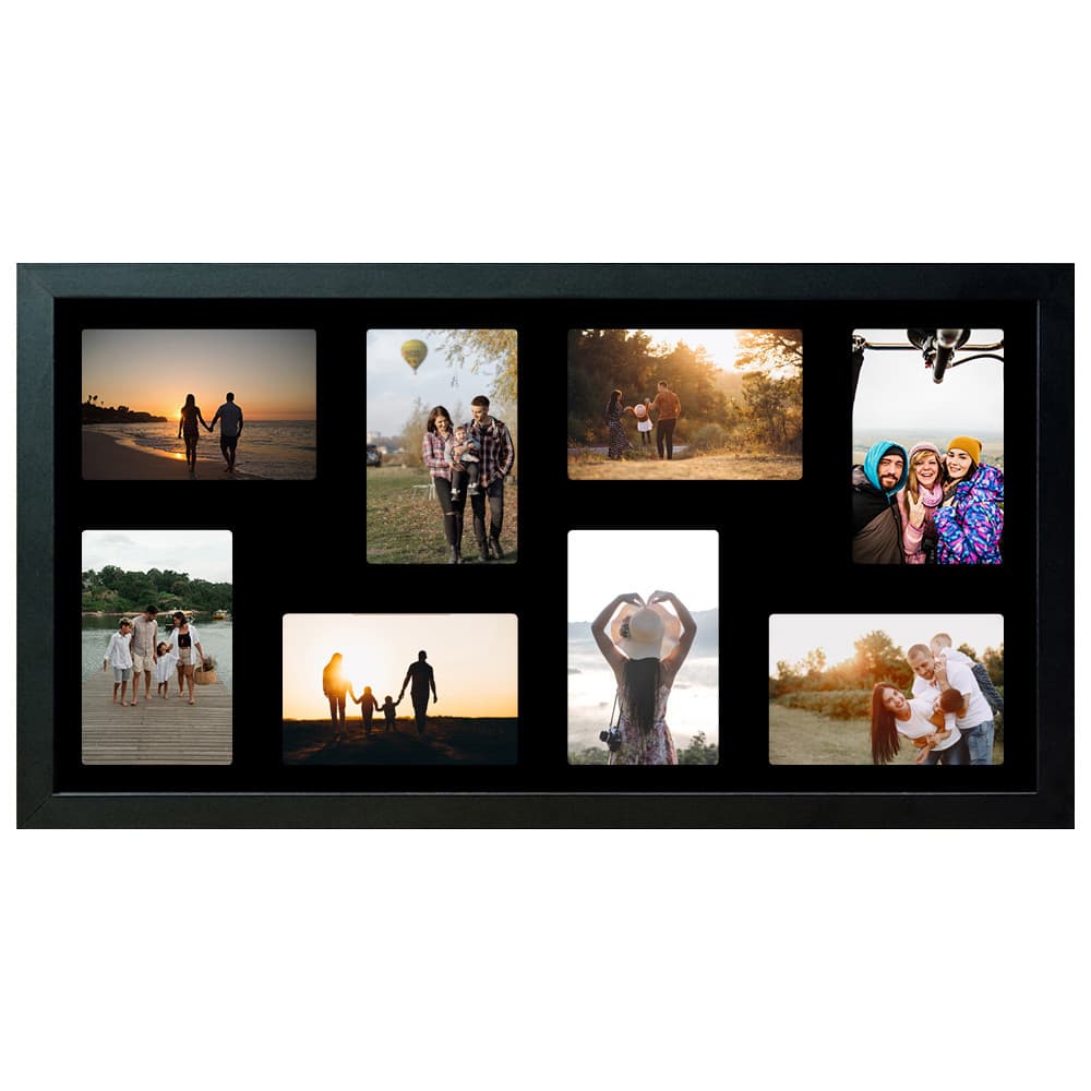 Quadro Multifoto 8 Fotos 10x15 Porta Retrato de Parede 30x60