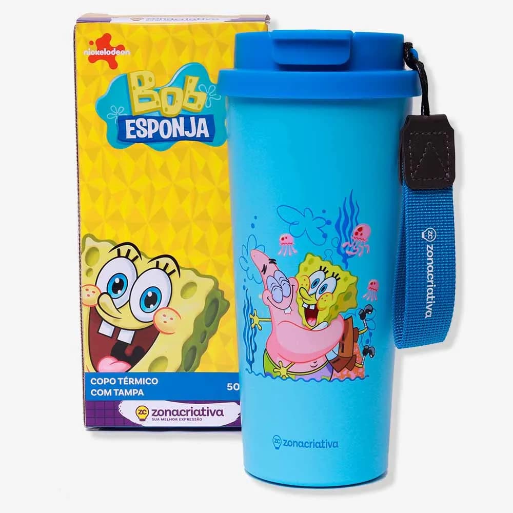 Copo Baker Bob Esponja 500ml - ZonaCriativa