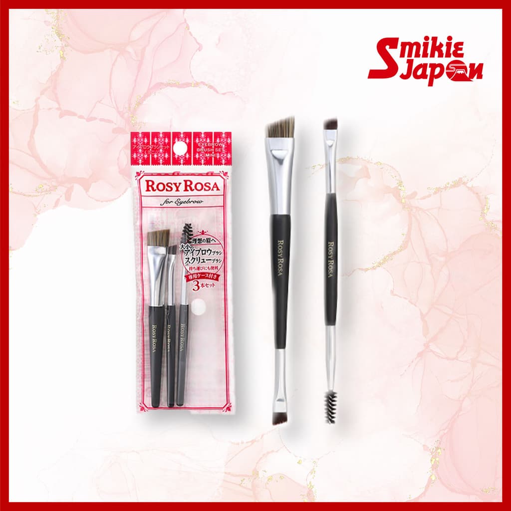 Coleção De Pincéis De Sobrancelha ROSY ROSA/Ferramentas Essenciais Para Sobrancelhas Perfeitas/Direto Do Japão