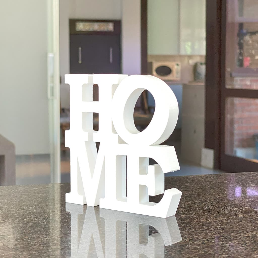 Palavra Decorativa Home Decoração Criativa para Ambientes Modernos e Aconchegantes Sala Quarto