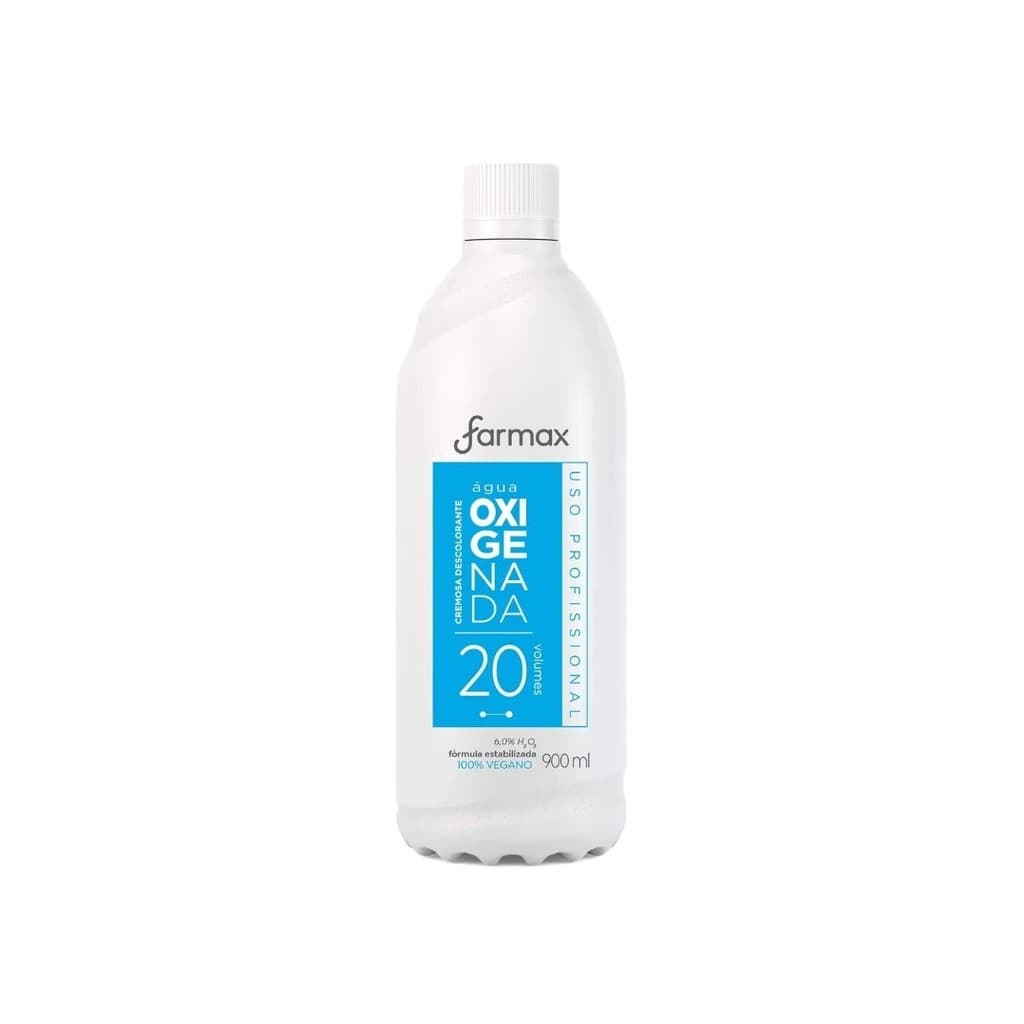 Agua Oxigenada Cremosa Farmax 900ml Volume 20 Descolorante