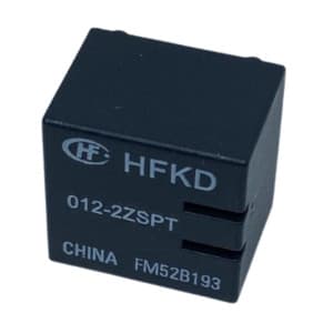 RELE AUTOMOTIVO 12VDC HFKA 012-2ZSPT HONGFA