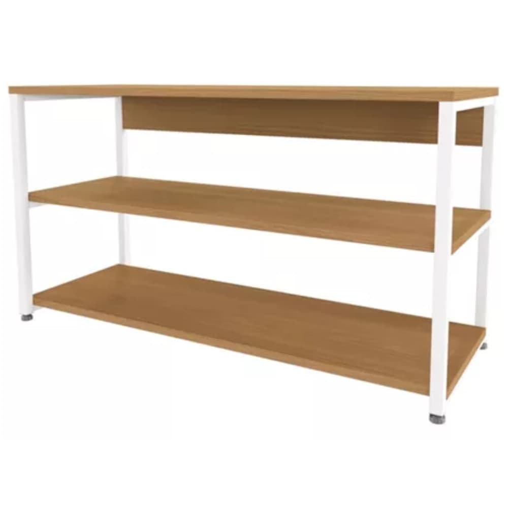 Sapateira Industrial LI020 Kappesberg MDP/Metal 88cm Canela/Branco com Pintura Touch e Estrutura