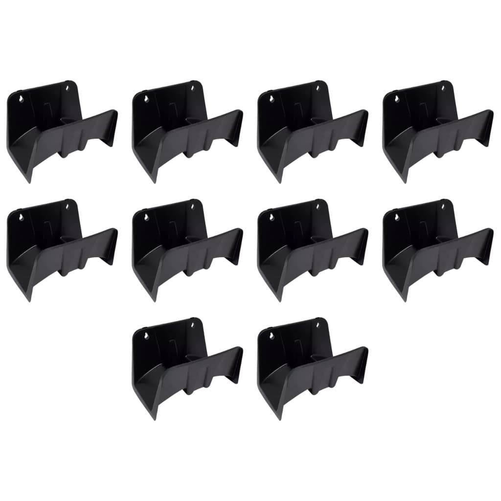 Kit 10 Suporte Enrolador De Mangueira De Jardim Parede Pvc