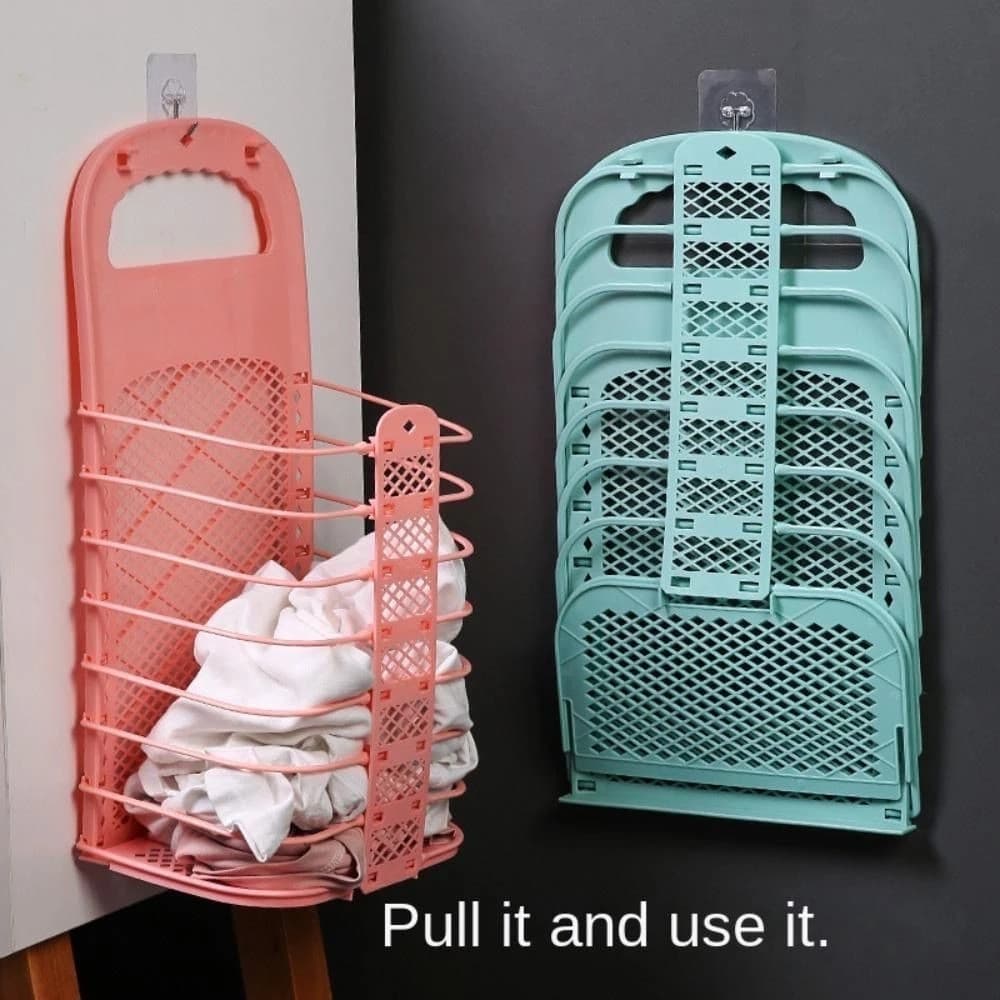 Cesto De Roupa Suja Dobrável Montada Coletar Roupas Brinquedos Pequenos Itens Banheiro Quarto