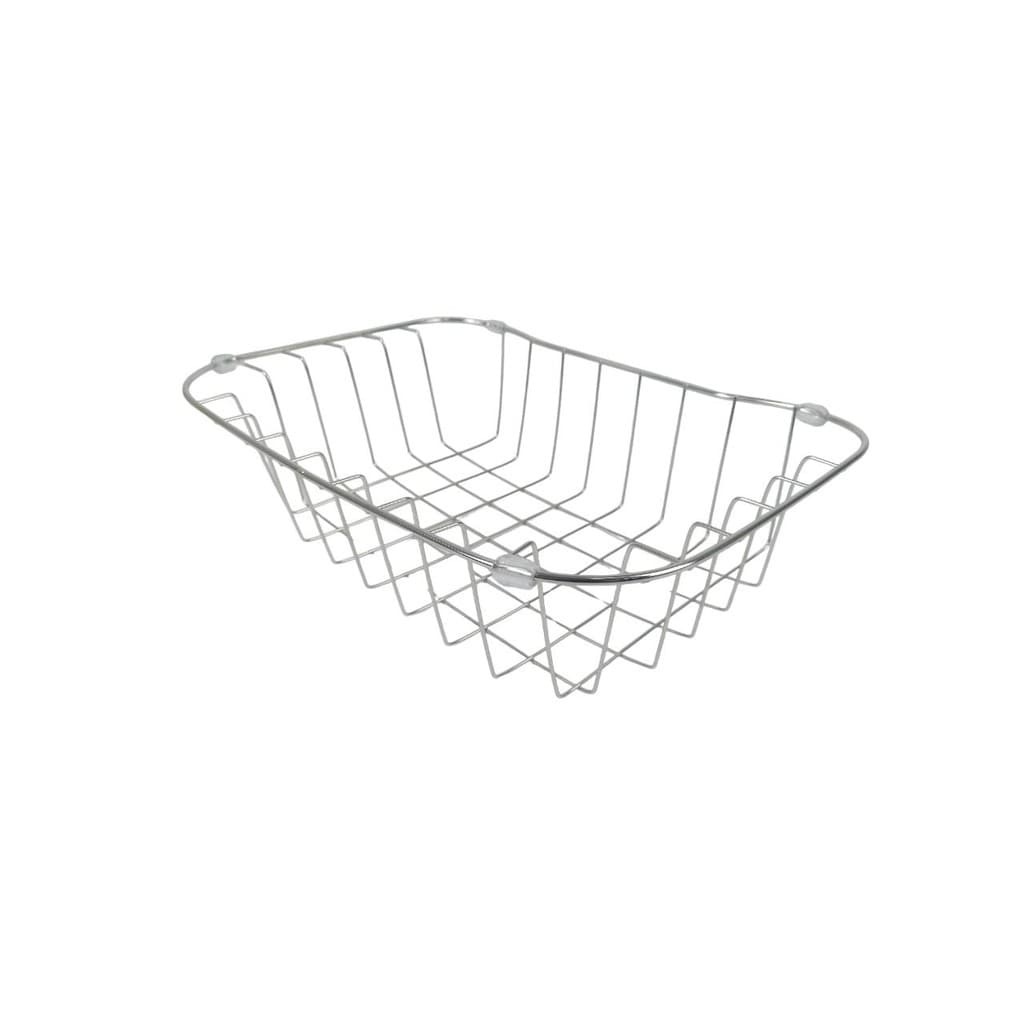 Cesto Metal Aramado P/ Cuba Pia Inox 32x23 Cm Retangular