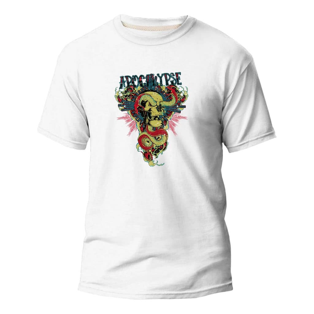 Camiseta Basica Lisa Premium Estampa Digital Apocalypse Lançamento Exclusivo