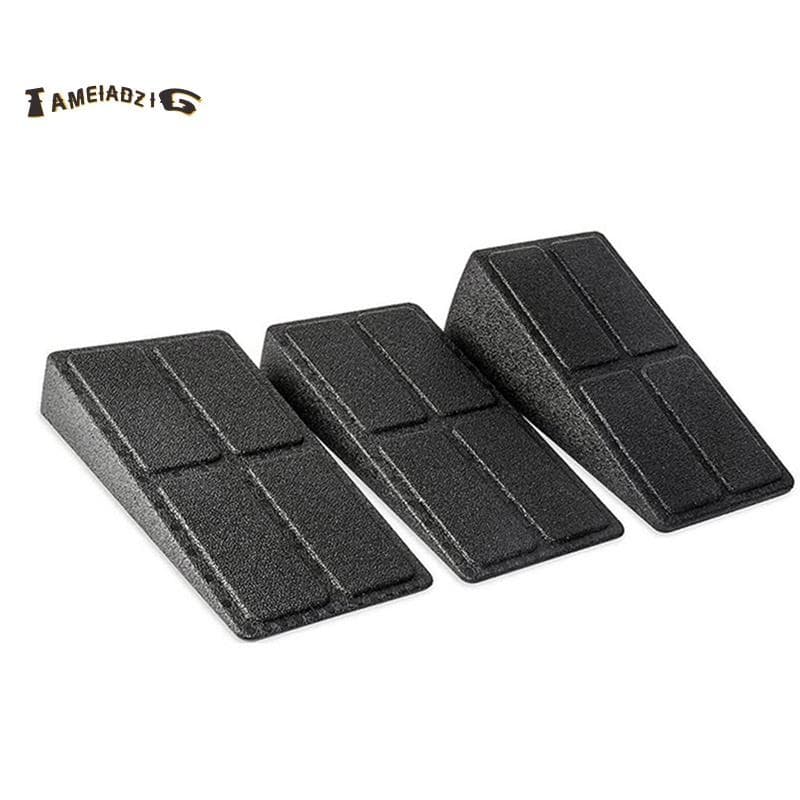 ? 3 Pçs Tijolos De Yoga Agachamento Cunha Blocos Placa Inclinada Ajustável Antiderrapante Pé Maca Para Ginásio Fitness P