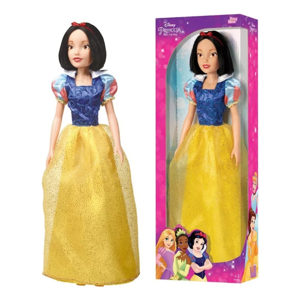 Boneca Branca de Neve 55cm Princesa Disney Mini My Size Original Baby Brink