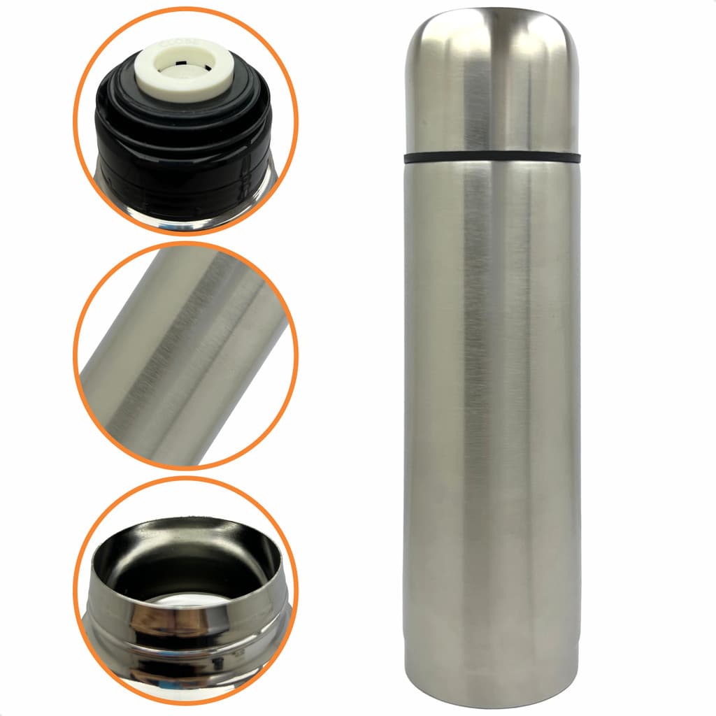 Garrafa Térmica Aço Inox Inquebrável Quente e Frio Garrafinha 750ML Parede Dupla