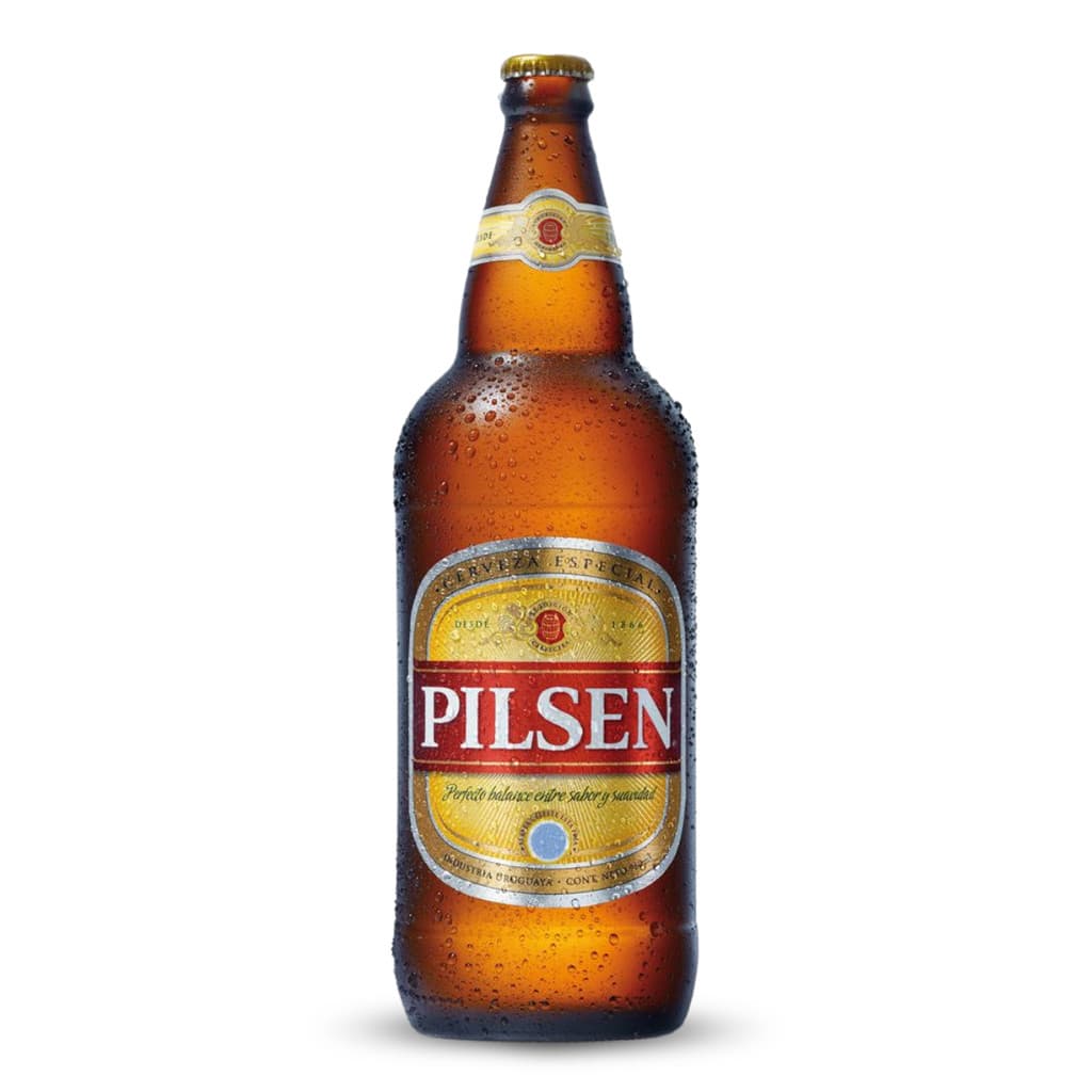 Cerveja Pilsen 960Ml, Cerveja Uruguaia Tradicional, Dourado Brilhante, Corpo Leve E Refrescante Com Aroma Suave, Feita C