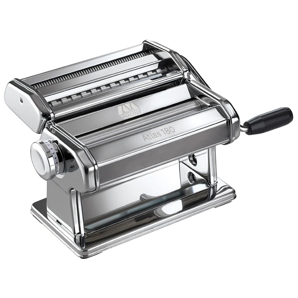 Máquina De Macarrão E Massa Cilindro Inox Marcato Atlas 180