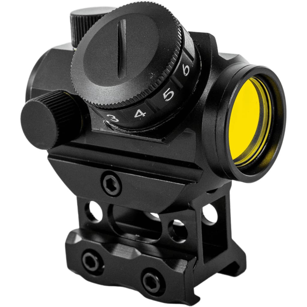 Mira Holográfica Red Dot Rossi T1 P/ Trilho 22mm – Retículo Ajustável, Corpo em Metal, Compacta e Leve