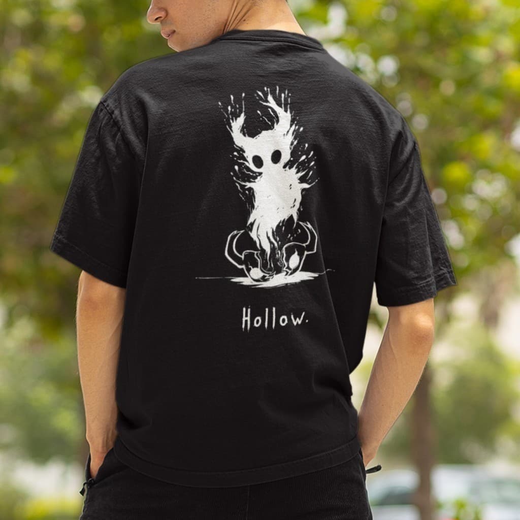 Camiseta  Cavaleiro Oco Vazio Jogo Hollow Knight