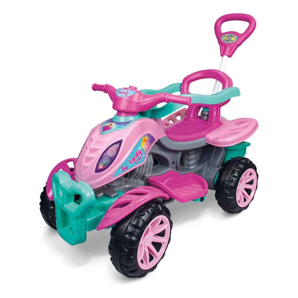 Carrinho De Passeio Infantil Quadriciclo Lady Star Maral Cor Rosa