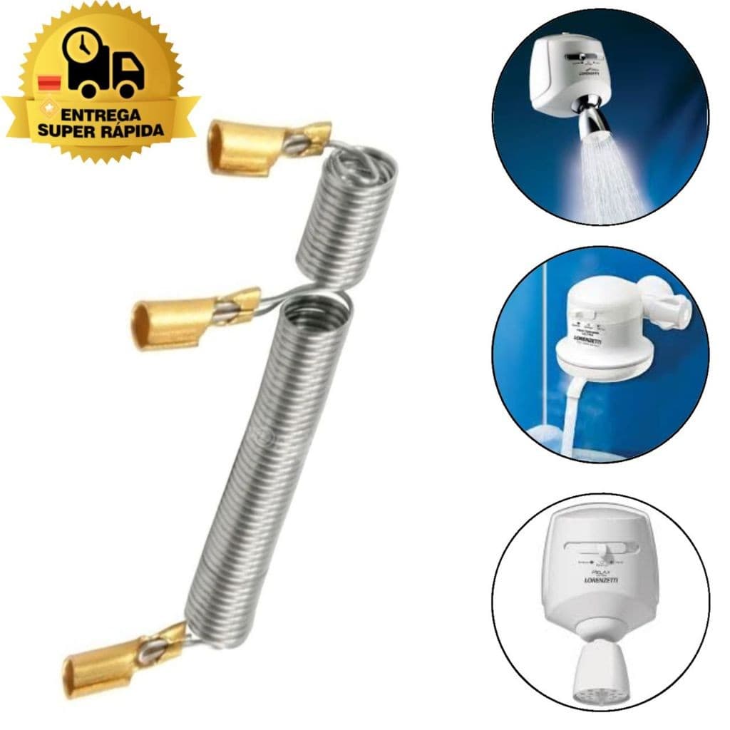 Resistência para Chuveiro Maxi Ducha Torneira Versátil Clean Jet Set Relax Lorenzetti  220V - 5500W