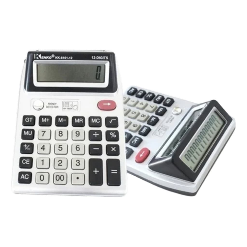 Calculadora De Mesa Duplo Visor Detecta Nota Falsa 12 Digito