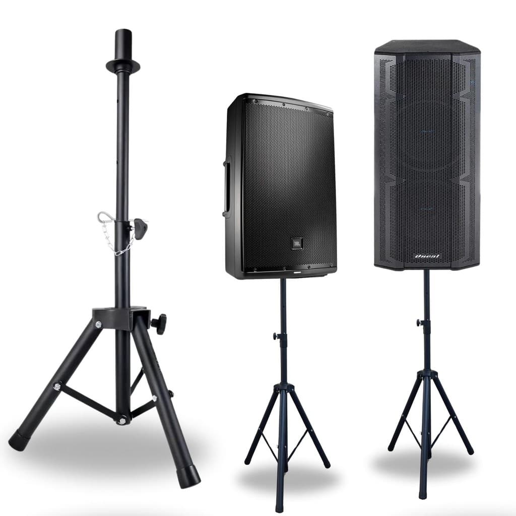 Suporte Pedestal Tripe chao Compativel Com Caixa de Som JBL Staner Oneal Mondial Amvox Multilaser