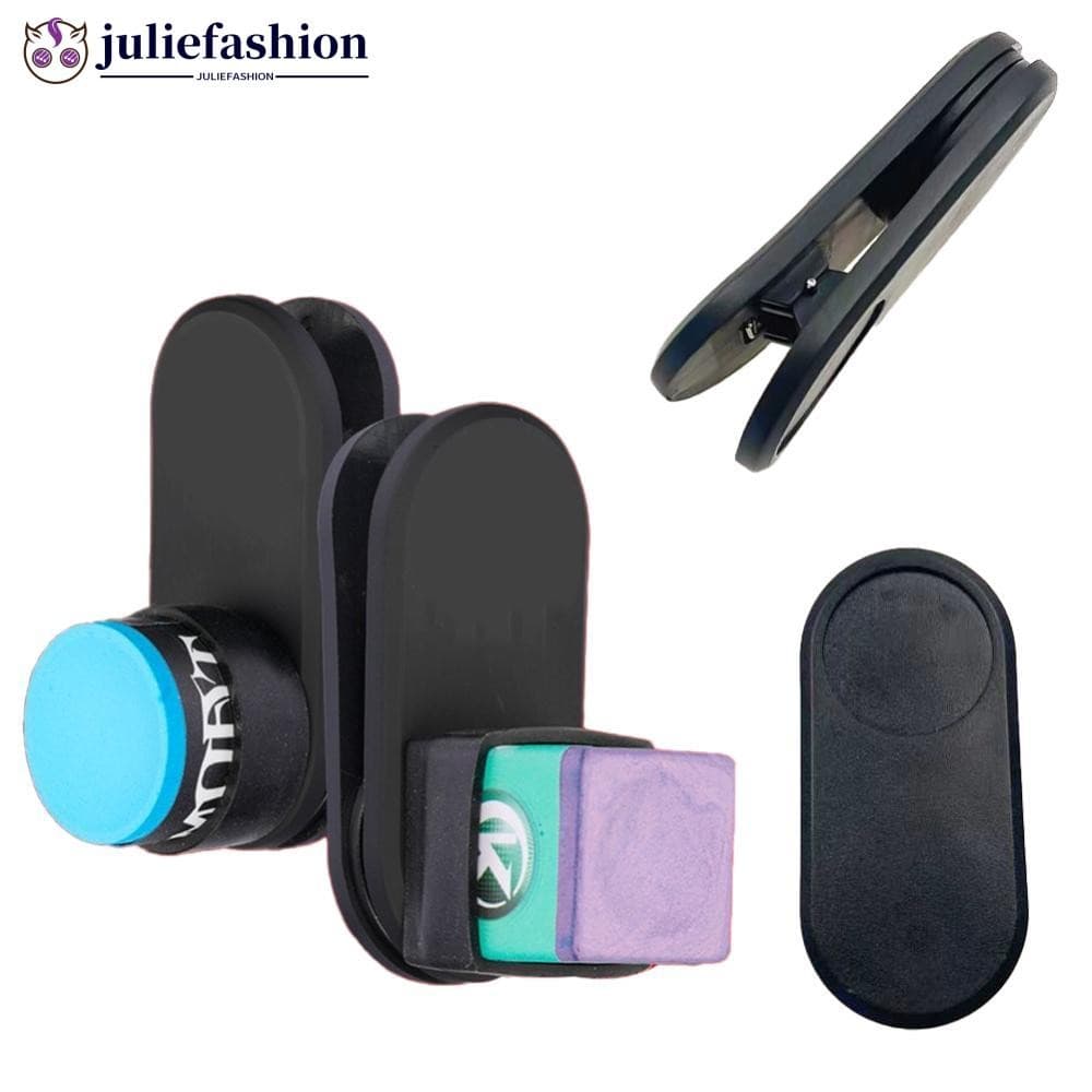JULIEFASHION 1 Pc Taco De Bilhar Giz Clipe Elástico Silencioso De Armazenamento Magnético Acessório B7P1