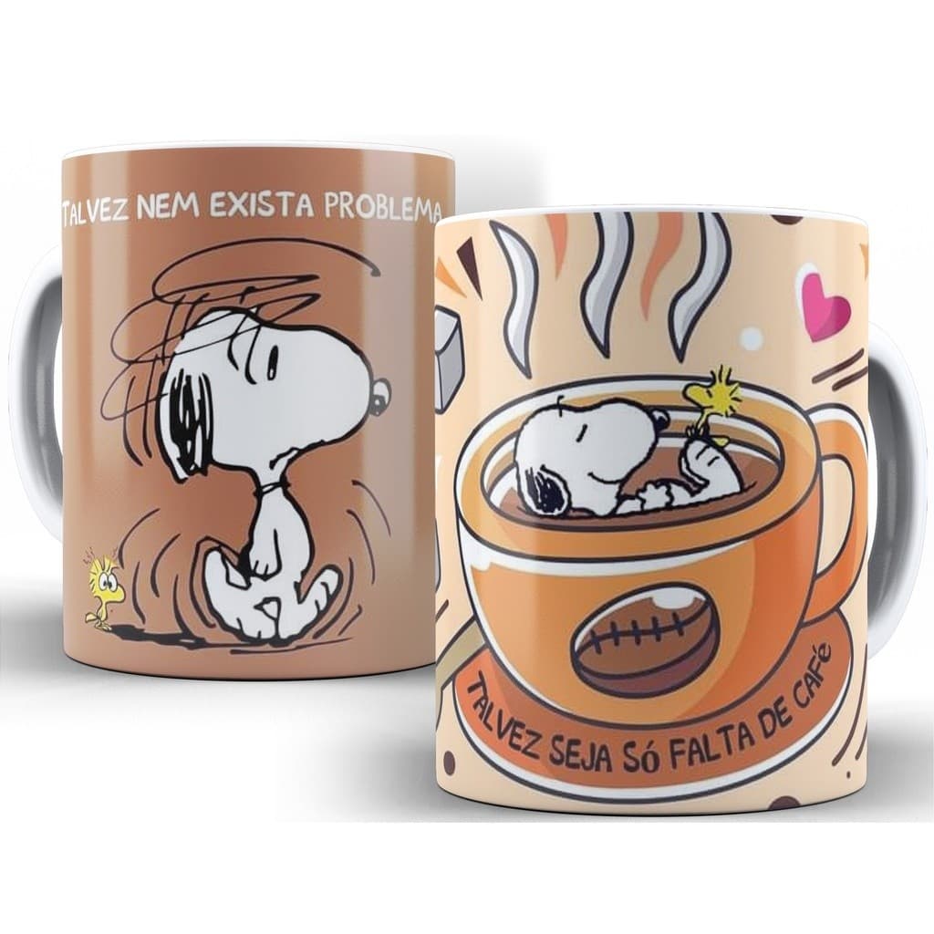 Caneca Snoopy Talvez Seja Só Falta De Café Presente