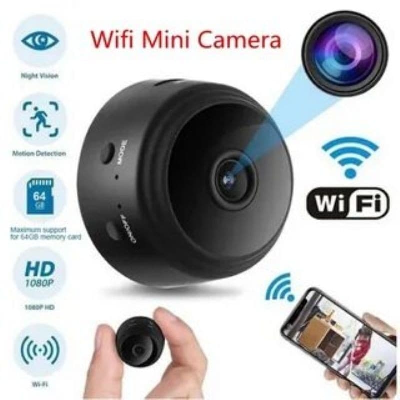 Mini Câmera A9 Original Sem fio 1080p até 2k Monitoramento Segurança campo de perto Visão Noturna