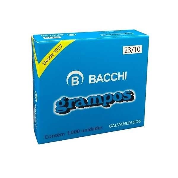 GRAMPO ENAK 23/10 GALVANIZADO 1000UN BACCHI